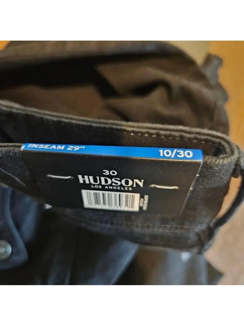 Women's Hudson NWT Black Mid-Rise Jeans Size 10 Waist 30
